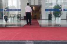 2016年9月為攀鋼金貿(mào)大廈定做地墊成功交付！